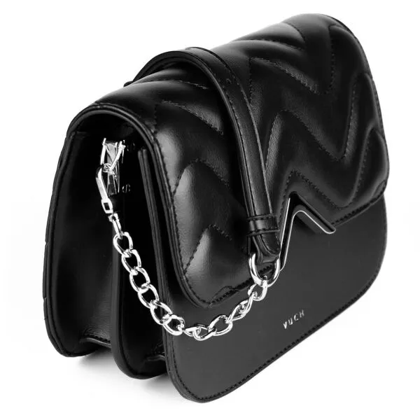 Čierna crossbody kabelka VUCH Metta