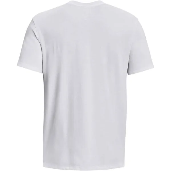 Under Armour LOGO EMB HEAVYWEIGHT Pánske tričko, biela, veľkosť