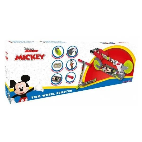 Disney MICKEY Detská skladacia kolobežka;, mix, veľkosť