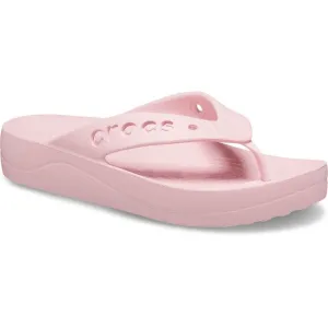 Crocs BAYA PLATFORM FLIP Dámske žabky, ružová, veľkosť 38/39