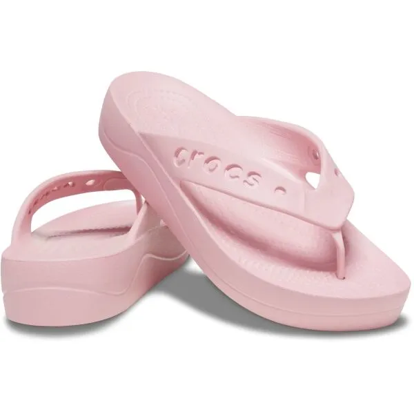Crocs BAYA PLATFORM FLIP Dámske žabky, ružová, veľkosť 38/39
