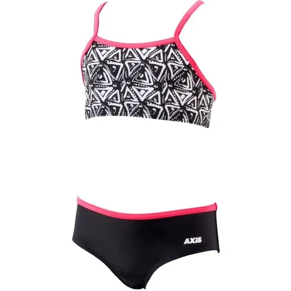 Axis SWIMSUIT Dievčenské dvojdielne plavky, čierna, veľkosť