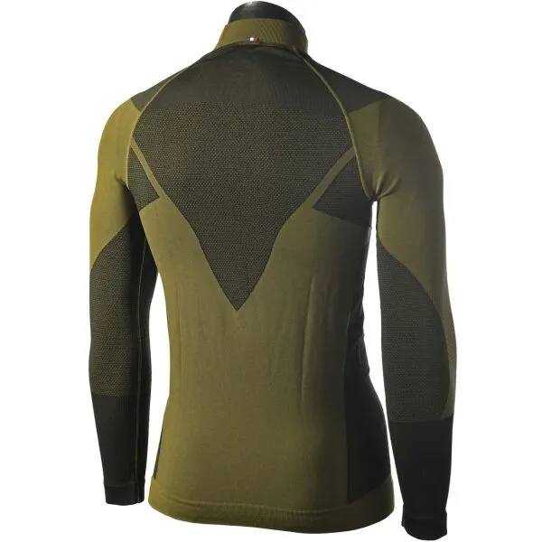 Mico MAGLIA LUPETTO M/L WARM CONTROL Pánska termobielizeň, tmavo zelená, veľkosť 2