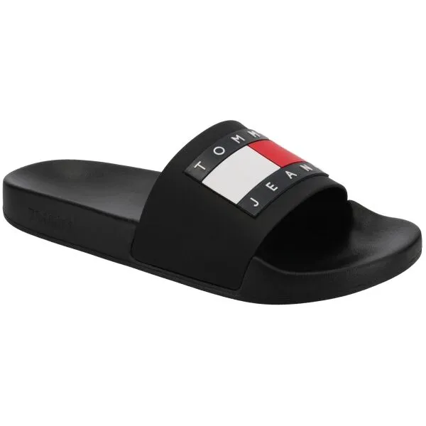 Tommy Hilfiger TOMMY JEANS POOL SLIDE ESS Pánske šľapky, čierna, veľkosť