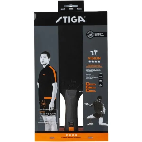 Stiga VISION Pingpongová raketa, čierna, veľkosť