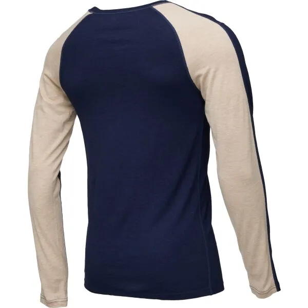 Bula RETRO Pánske merino tričko, modrá, veľkosť