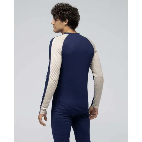 Bula RETRO Pánske merino tričko, modrá, veľkosť