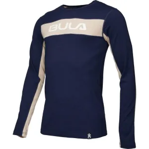 Bula RETRO Pánske merino tričko, modrá, veľkosť