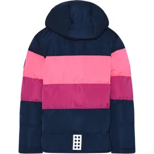 LEGO&reg; kidswear LWJIPE 705 JACKET Dievčenská zimná bunda, ružová, veľkosť