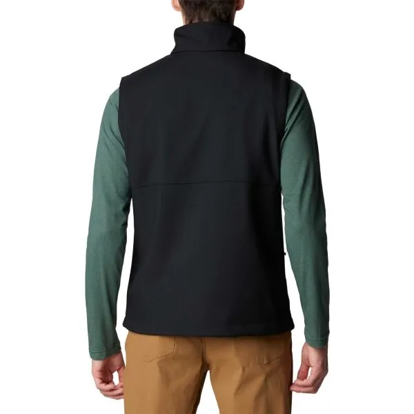 Columbia ASCENDER SOFTSHELL VEST Pánska vesta, čierna, veľkosť