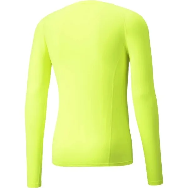 Puma LIGA BASELAYER TEE LS Pánske funkčné tričko, reflexný neón, veľkosť