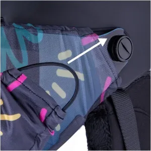 Laceto SKI HELMET VISOR COVER COLOR LINES Textilný kryt zorníka lyžiarskych prilieb, mix, veľkosť
