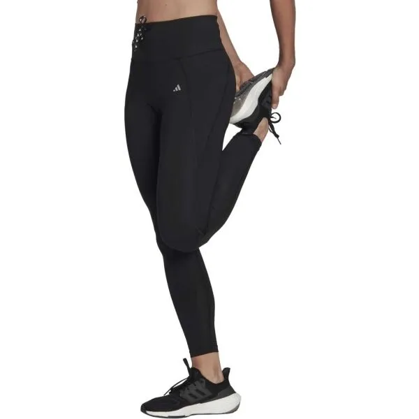 adidas RUN ESS TGT Dámske bežecké legíny, čierna, veľkosť