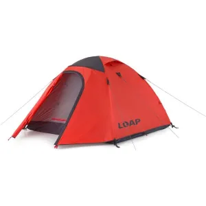 LOAP GRANITE 3 Outdoorový stan, oranžová, veľkosť