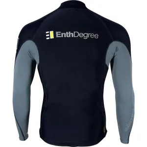 ENTH DEGREE FIORD LS Top s dlhým rukávom do vody, čierna, veľkosť