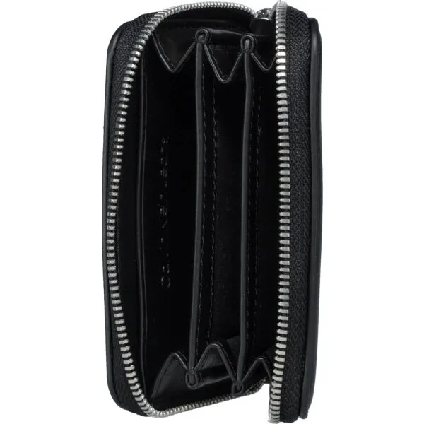 Calvin Klein ACCORDION ZIP AROUND Dámska peňaženka, čierna, veľkosť