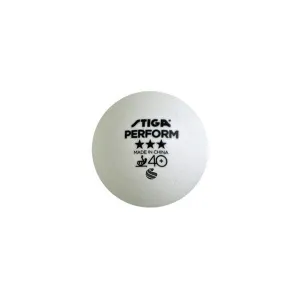 Stiga PERFORM WHTE 3-PACK Loptičky na stolný tenis, biela, veľkosť
