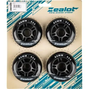 Zealot INLINE WHEELS 4 PACK 80-82A Set in-line koliesok, čierna, veľkosť