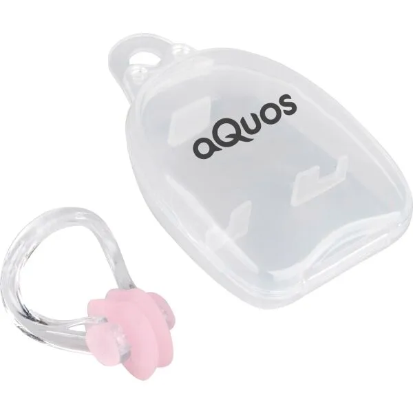 AQUOS NOSE CLIP Nosná svorka, ružová, veľkosť