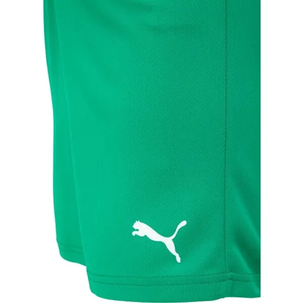 Puma TEAMRISE SHORT JR Juniorské šortky, zelená, veľkosť