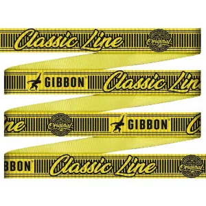 GIBBON CLASSICLINE TREEWEAR SET Slackline set, žltá, veľkosť