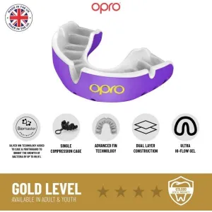 Opro GOLD Chránič zubov, biela, veľkosť UNI