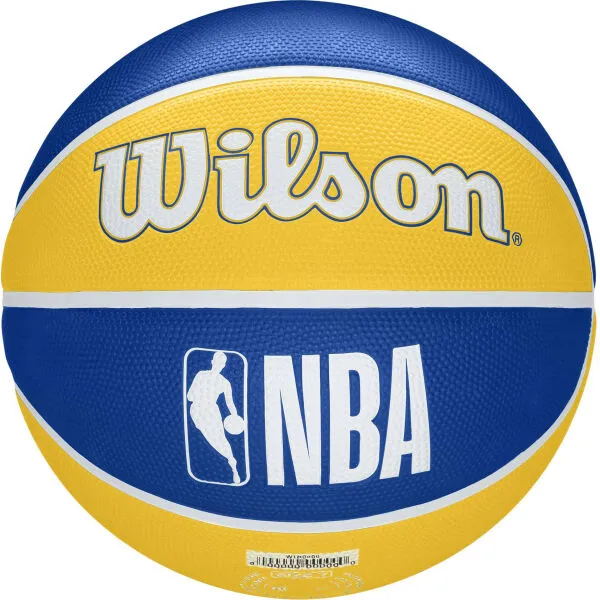 Wilson NBA TEAM TRIBUTE WARRIORS Basketbalová lopta, modrá, veľkosť
