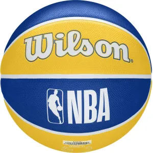 Wilson NBA TEAM TRIBUTE WARRIORS Basketbalová lopta, modrá, veľkosť