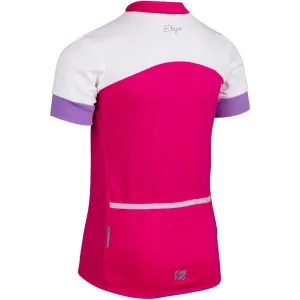 Etape PEDDY JR Detský cyklistický dres, vínová, veľkosť 152-158