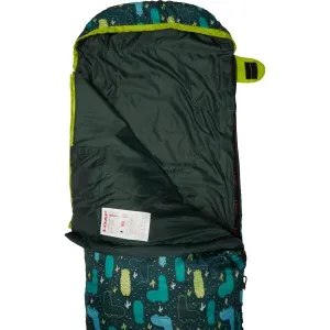 LOAP BOSTON LAMA Detský spací vak, zelená, veľkosť 160 cm - ľavý zips