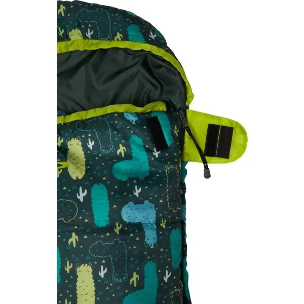 LOAP BOSTON LAMA Detský spací vak, zelená, veľkosť 160 cm - ľavý zips