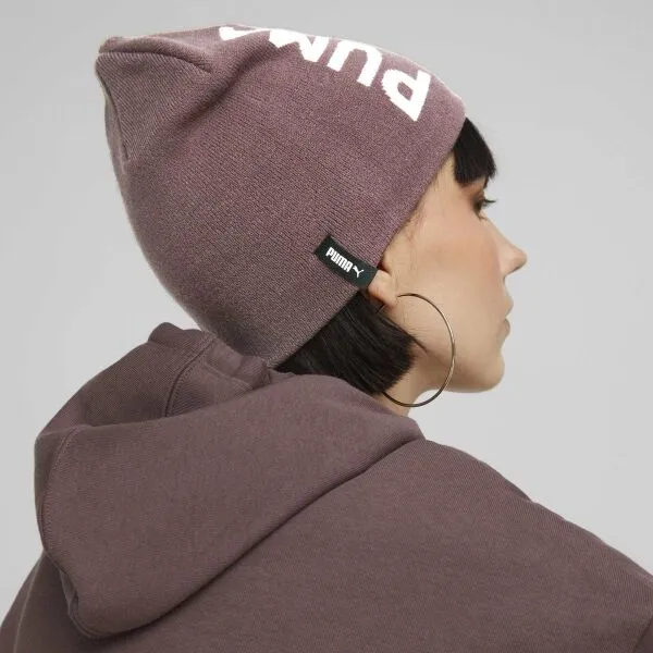 Puma ESS CLASSIC CUFFLESS  BEANIE JR Detská pletená čiapka, ružová, veľkosť