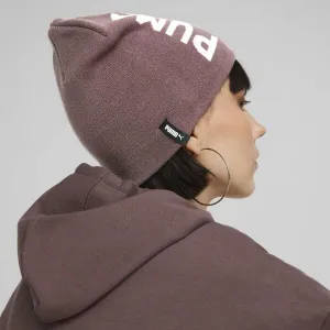 Puma ESS CLASSIC CUFFLESS  BEANIE JR Detská pletená čiapka, ružová, veľkosť