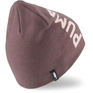 Puma ESS CLASSIC CUFFLESS  BEANIE JR Detská pletená čiapka, ružová, veľkosť