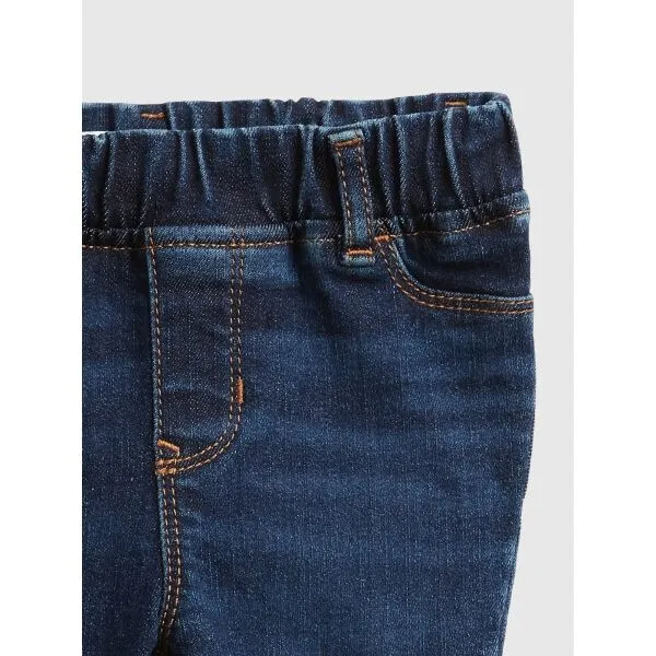 GAP Detské džínsy pull-on jeggings with stretch Modrá