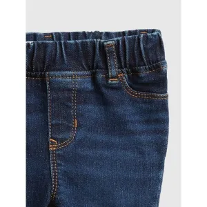 GAP Detské džínsy pull-on jeggings with stretch Modrá