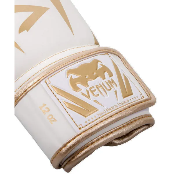 Venum ELITE BOXING GLOVES Boxérske rukavice, béžová, veľkosť
