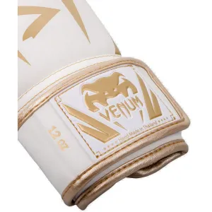 Venum ELITE BOXING GLOVES Boxérske rukavice, béžová, veľkosť