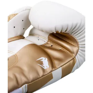 Venum ELITE BOXING GLOVES Boxérske rukavice, béžová, veľkosť