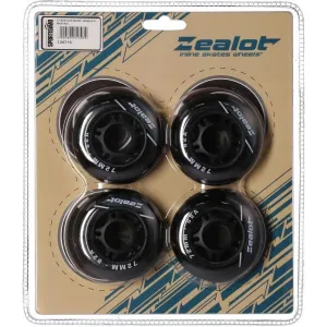 Zealot INLINE WHEELS 4 PACK 72-82A Set in-line koliesok, čierna, veľkosť