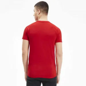 Puma EVOSTRIPE  TEE Pánske športové tričko, červená, veľkosť