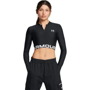 Under Armour HEATGEAR RIB Dámske tričko, čierna, veľkosť L