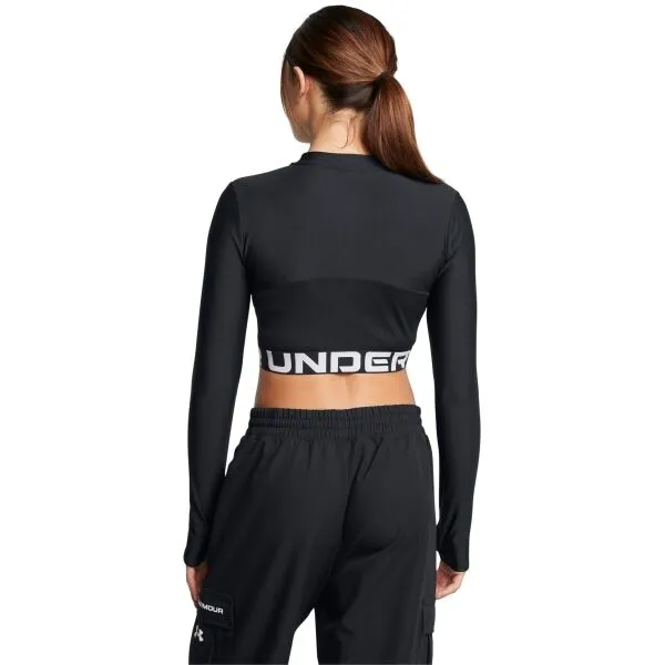 Under Armour HEATGEAR RIB Dámske tričko, čierna, veľkosť L