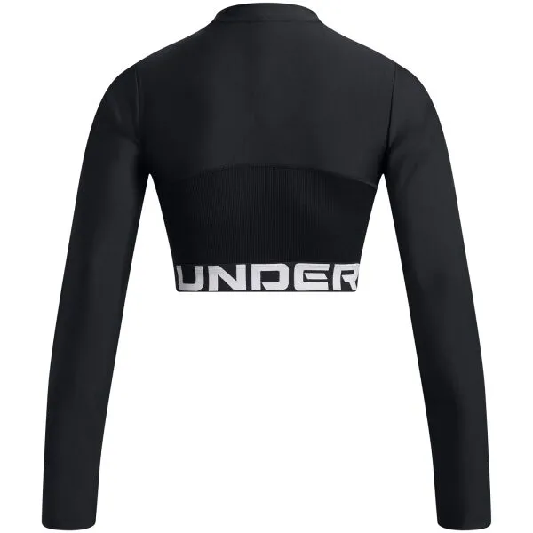 Under Armour HEATGEAR RIB Dámske tričko, čierna, veľkosť L