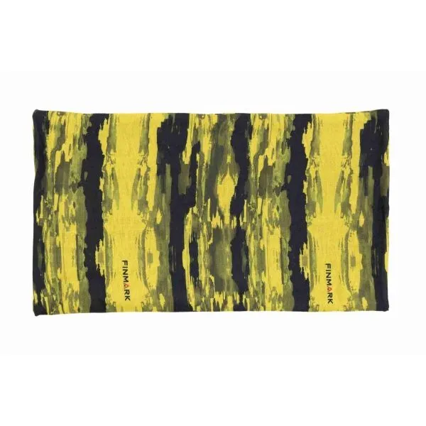 Finmark MULTIFUNCTIONAL SCARF WITH FLEECE Multifunkčná šatka, žltá, veľkosť