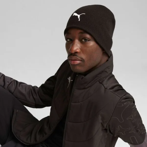 Puma INDIVIDUAL WINTERIZED BEANIE Pánska čiapka, čierna, veľkosť UNI