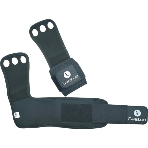 SVELTUS PREMIUM HOLE HAND GRIP Gripy, čierna, veľkosť