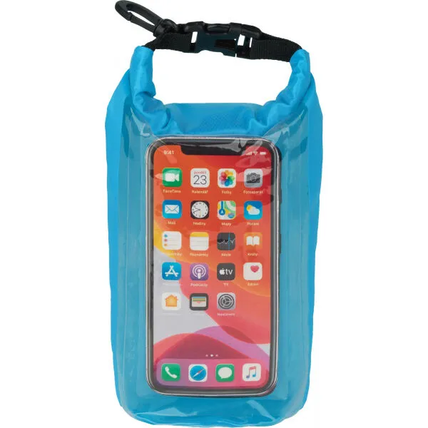 AQUOS LT DRY BAG 2,5L Vodotesný vak s vreckom na mobil, modrá, veľkosť