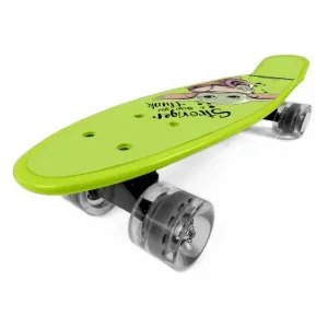 Disney GROGU Skateboard (fishboard), svetlo zelená, veľkosť