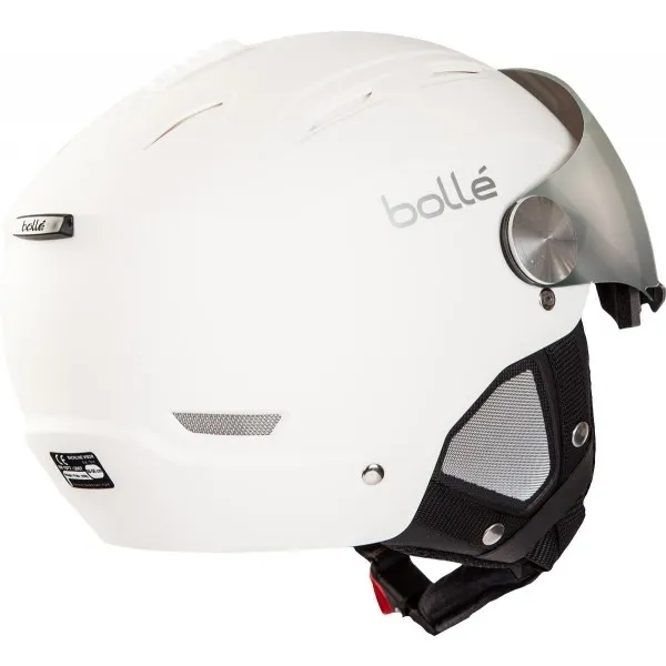 Bolle BACKLINE VISOR +1 Lyžiarska prilba, biela, veľkosť (56 - 58)